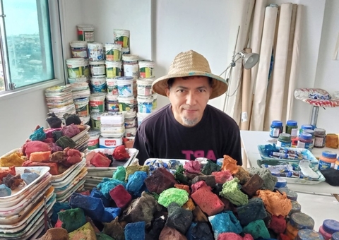 Jandr Reis inaugura exposição 'Jaraquiart' em Manaus