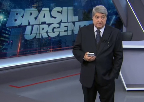 Datena se irrita com produção do Brasil Urgente ao vivo 