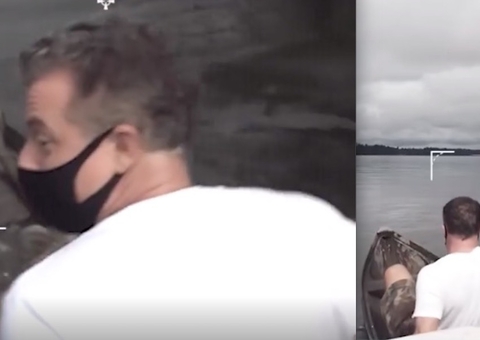 Canoa afunda com Luciano Huck durante viagem ao Pará; vídeo