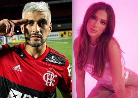Anitta e Arrascaeta passam a se seguir no Instagram após cantora paquerar jogador