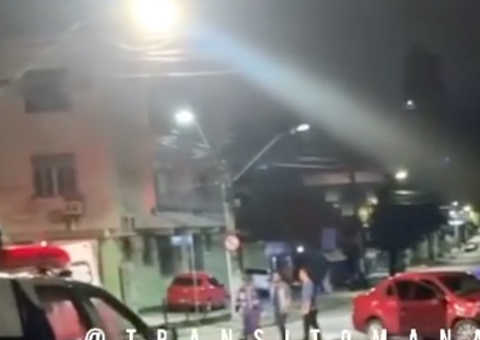 Internautas veem visagem em vídeo de acidente em Manaus
