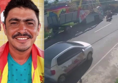 Placa de brinquedo se desprende e mata mototaxista que passava na rua; vídeo
