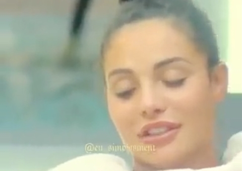 Aline faz caras e bocas e internautas apontam masturbação de MC Gui; vídeo