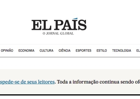 El País anuncia fim da edição no Brasil 
