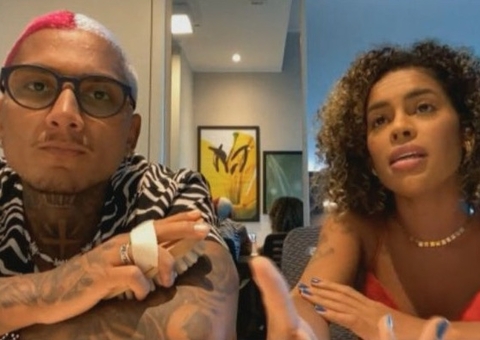 Sthe Matos explica 'mão boba' em Dynho em cena polêmica de piscina  