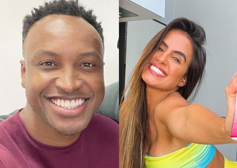 Assumidos? Carol Peixinho é flagrada no palco de Thiaguinho durante show