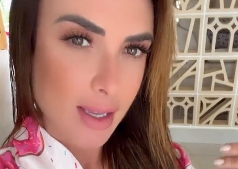 Nicole Bahls testa positivo para covid e contamina primos: 'achei que era gripe'
