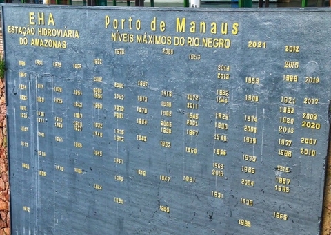 Nos 3 primeiros dias de 2022, nível do Rio Negro sobe 22 centímetros no Amazonas