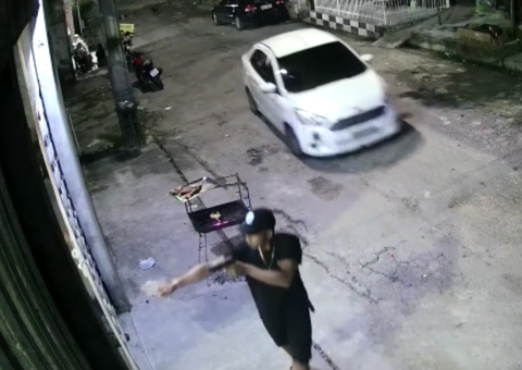 Criminosos fazem arrastão e aterrorizam moradores em comunidade de Manaus; vídeo