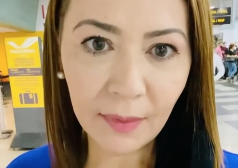 Jornalista Cleo Pinheiro relata pânico após turbina de avião pegar fogo em Manaus: 'achei que ia morrer'