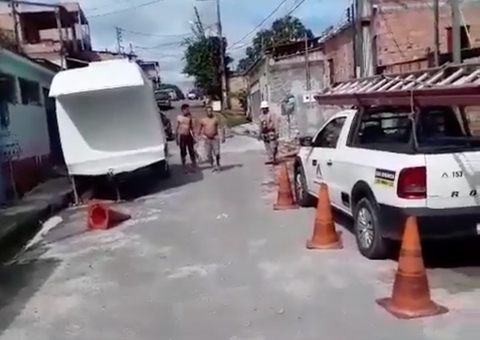 Moradores alegam que Amazonas Energia descumpriu liminar de proibição; vídeo