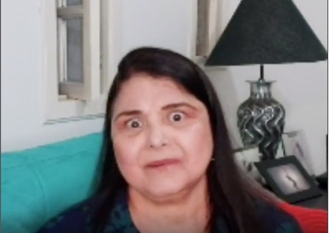 Elizangela respira com ajuda de oxigênio e confirma que não tomou vacina