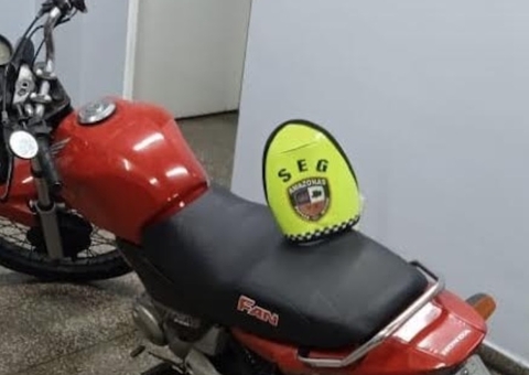 Homem é detido por adulteração de sinal identificador de moto em Manaus 
