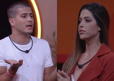 Atitude de Arthur com Laís divide internautas e ator é acusado de ‘gaslighting’