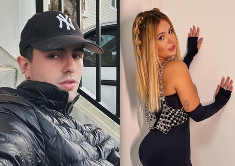 Viih Tube surge aos beijos com ex-namorado, Bruno Magri, em festa