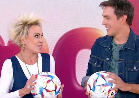 Ana Maria Braga se empolga com repórter: ‘queria botar a mão na bola’