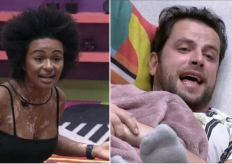 Natália e Gustavo batem boca e brother afronta: 'Na tua casa tu faz o que quiser, aqui não'