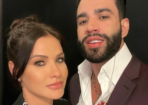 Andressa Suita posta primeira foto aos beijos com Gusttavo Lima após reconciliação