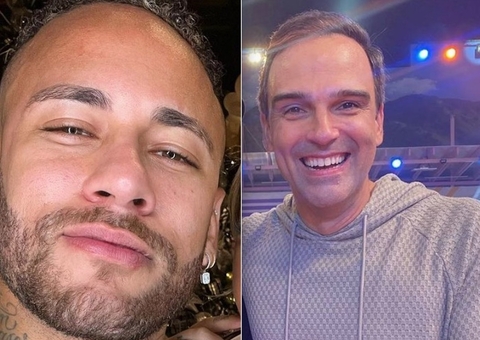 Neymar se emociona com discurso de Tadeu Schmidt no BBB22