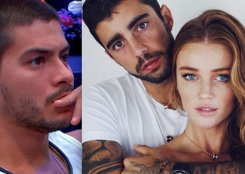 Cintia Dicker corta Arthur Aguiar de foto e se declara para Scooby, PA e DG