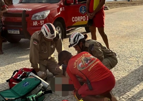 Adolescente intoxicada por álcool e drogas é socorrida às pressas na Ponta Negra