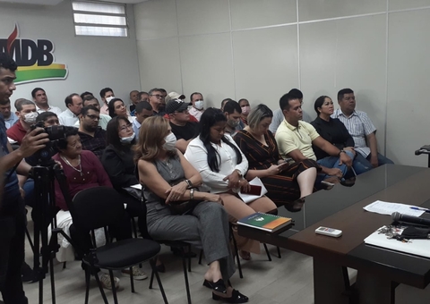 Pré-candidatos a deputados estaduais e federais do MDB se reúnem em Manaus