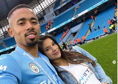 Nasce primeira filha de Gabriel Jesus e Raiane Lima