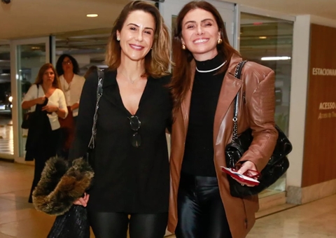 Ex-mulheres de Murilo Benício e hoje cunhadas: Antonelli e Guilhermina curtem peça