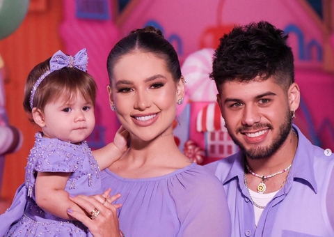Vírginia e Zé Felipe revelam sexo e nome do segundo filho em aniversario de Maria Alice