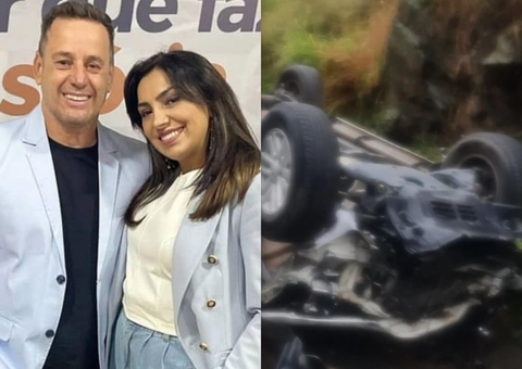 Cantora gospel Eyshila e marido sofrem acidente de carro 