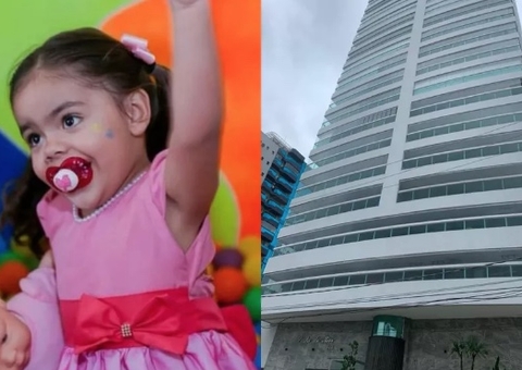 Menina caiu do 12º andar sofreu um impacto de meia tonelada, diz perito