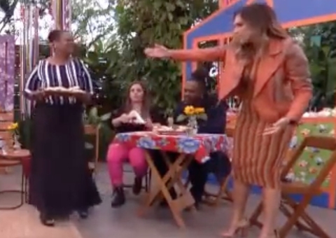 Atitude de apresentadora do 'É de Casa' é apontada como racismo; assista