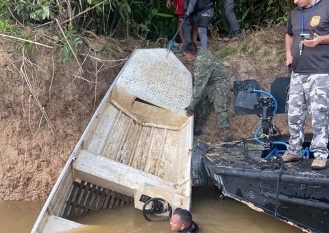Polícia encontra lancha de Bruno Pereira e Dom Phillips, assassinados no Amazonas