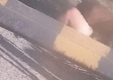 Casal é flagrado fazendo sexo no meio da rua em plena luz do dia