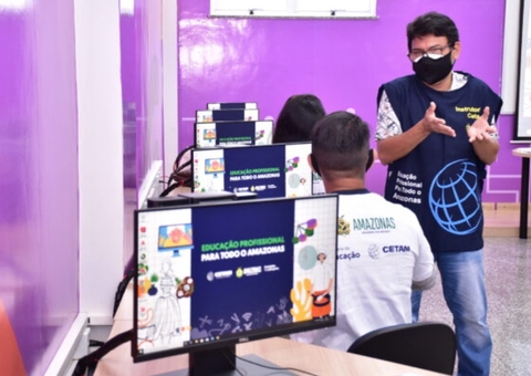 Inscrições para mais de 5 mil vagas em cursos do Cetam encerram nesta sexta