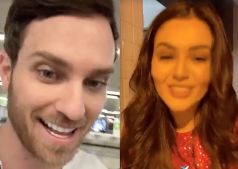 Rumo a Parintins, ex-bbbs Eslô e Lucas Bissoli passam perrengue em voo