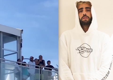 Pedro Scooby ajuda vendedor após polícia confiscar mercadoria na praia