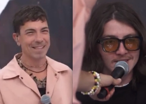 Baterista de Di Ferrero pede volta da TV Globinho ao vivo e deixa Patrícia Poeta sem graça