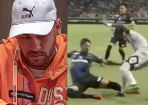 Neymar se irrita após site insinuar pênalti fantasma: 'matéria de merda'