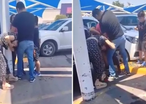 Vídeo: Mulher flagra marido com amante após ser avisada por amiga no WhatsApp