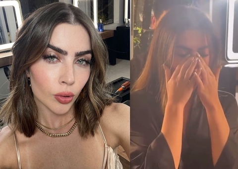 Jade Picon chora ao cortar cabelo e internet não perdoa: ‘Carolina Dieckmann da Shopee’