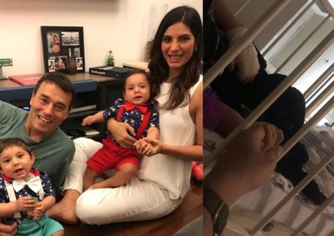 Filho de Andréia Sadi e André Rizek tem alta da UTI e jornalista emociona com declaração