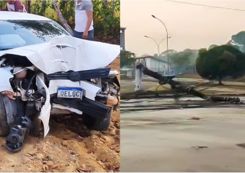 Motorista que derrubou 4 postes em Manaus dormiu ao volante após 14h de trabalho