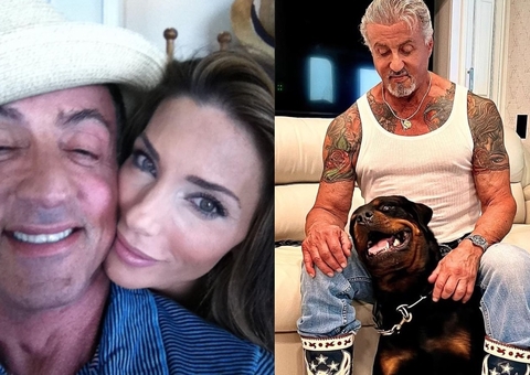 Cachorro é 'pivô' do fim do casamento de 25 anos de Sylvester Stallone e Jennifer Flavin