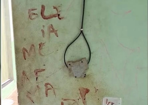 Mulher é presa após matar amante e escrever recado com sangue da vítima na parede