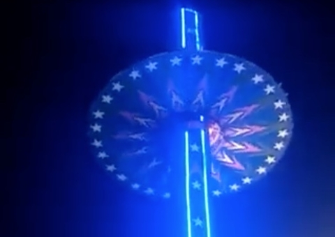 Vídeo: Brinquedo despenca de 15 metros em parque e deixa 16 feridos