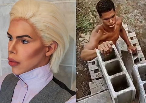 Jovem desiste de ser tornar ‘Ken Humano’ e vira auxiliar de pedreiro 