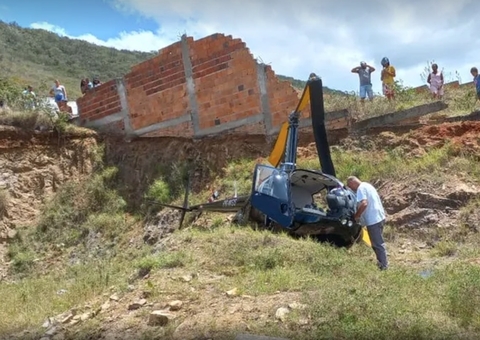 Helicóptero cai com deputado federal e candidato 