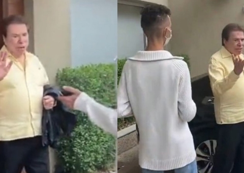 Vídeo: Silvio Santos recusa foto com fã na saída do salão do Jassa