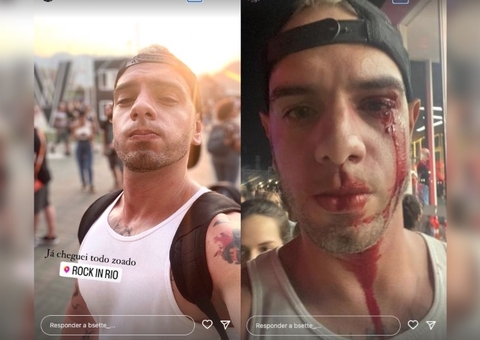 Fotógrafo leva soco após esbarrar em menina durante show no Rock in Rio